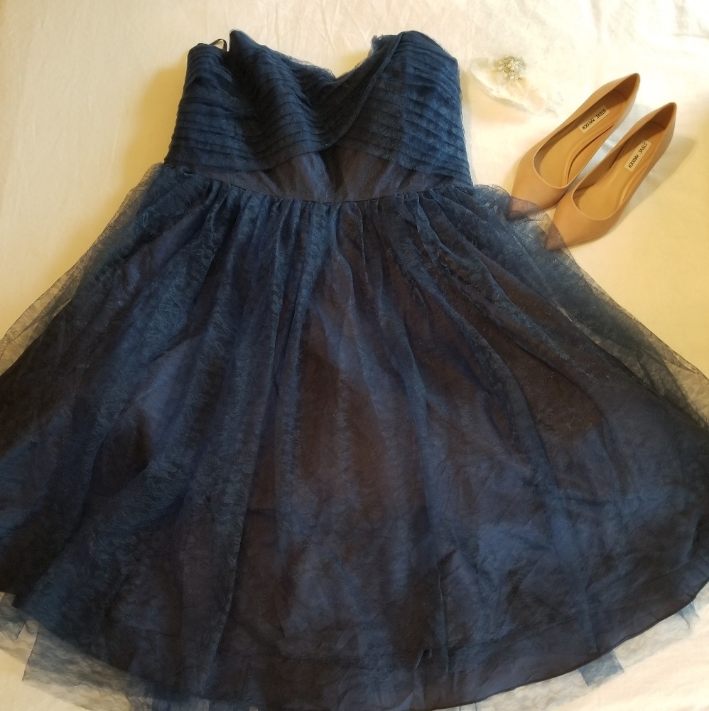 NWOT Unique Vintage lace sweetheart tea dress